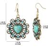 imageJessica Simpson Womens Turquoise Earrings  Oxidized GoldTone or SilverTone Turquoise Dangle Earrings for WomenTurquoise Hearts