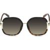 imageessica Simpson Womens J6214 Oversized Cat Eye Square SunglassesBlack  Tortoise