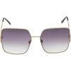 imageessica Simpson Womens J6214 Oversized Cat Eye Square SunglassesGold  Black