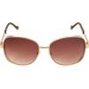 imageessica Simpson Womens J6214 Oversized Cat Eye Square SunglassesGold  Tortoise