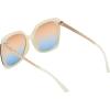 imageessica Simpson Womens J6214 Oversized Cat Eye Square SunglassesMatte Cream