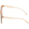 imageessica Simpson Womens J6214 Oversized Cat Eye Square SunglassesNude Crystal