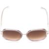 imageessica Simpson Womens J6214 Oversized Cat Eye Square SunglassesNude Crystal