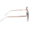 imageessica Simpson Womens J6214 Oversized Cat Eye Square SunglassesNude Crystal