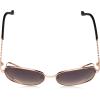 imageessica Simpson Womens J6214 Oversized Cat Eye Square SunglassesRose Gold  Black