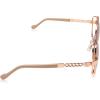 imageessica Simpson Womens J6214 Oversized Cat Eye Square SunglassesRose Gold  Nude