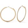 imageJessica Simpson Womens Hoop Earrings  SilverTone or GoldTone Hoop Earrings for WomenGold Flat Omega