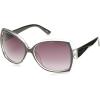 imageJessica Simpson Womens J5234 Oversized Retro Butterfly SunglassesBlack