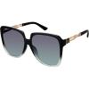 imageJessica Simpson Womens J5393 Timeless and Elegant Vintage Oval SunglassesBlack Fade