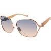 imageJessica Simpson Womens J5686 Oversized Square Sunglasses With Uv400 ProtectionRose Gold  Nude