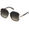 imageessica Simpson Womens J6214 Oversized Cat Eye Square SunglassesBlack  Tortoise