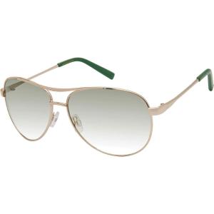 imageJessica Simpson Womens J106 Iconic Metal Aviator Pilot Sunglasses with UV400 ProtectionGold  Green