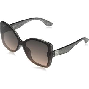 imageJessica Simpson Womens J5234 Oversized Retro Butterfly SunglassesSmoke