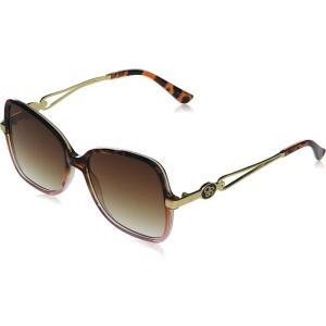 imageJessica Simpson Womens J5234 Oversized Retro Butterfly SunglassesTortoise to Rose
