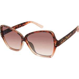 imageJessica Simpson Womens J5393 Timeless and Elegant Vintage Oval SunglassesTortoise  Rose