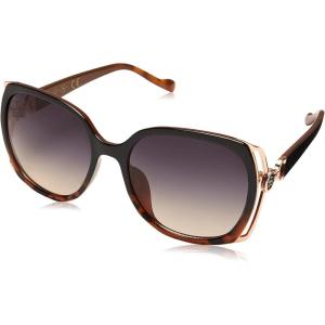 imageJessica Simpson Womens J5686 Oversized Square Sunglasses With Uv400 ProtectionBlack Tortoise