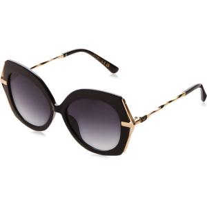 imageJessica Simpson Womens J6222 Vintage Metal Round SunglassesBlack