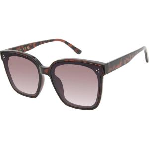 imageessica Simpson Womens J6214 Oversized Cat Eye Square SunglassesTortoise