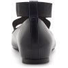 imageJessica Simpson Mandayss Womens PullOn CrissCross Ankle Ballet Flats ShoesBlack Sleek