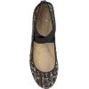 imageJessica Simpson Mandayss Womens PullOn CrissCross Ankle Ballet Flats ShoesBlack Sparkle Tweed