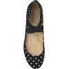 imageJessica Simpson Mandayss Womens PullOn CrissCross Ankle Ballet Flats ShoesBlackWhite
