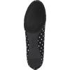 imageJessica Simpson Mandayss Womens PullOn CrissCross Ankle Ballet Flats ShoesBlackWhite Polkadot Print