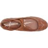 imageJessica Simpson Mandayss Womens PullOn CrissCross Ankle Ballet Flats ShoesBurnt Umber Quilted Leather