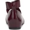 imageJessica Simpson Mandayss Womens PullOn CrissCross Ankle Ballet Flats ShoesDark Cherry