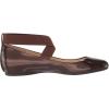 imageJessica Simpson Mandayss Womens PullOn CrissCross Ankle Ballet Flats ShoesDeep Brown