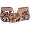 imageJessica Simpson Mandayss Womens PullOn CrissCross Ankle Ballet Flats ShoesKhaki