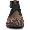 imageJessica Simpson Mandayss Womens PullOn CrissCross Ankle Ballet Flats ShoesNatural Dolly Leopard