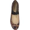 imageJessica Simpson Mandayss Womens PullOn CrissCross Ankle Ballet Flats ShoesNatural Dolly Leopard