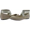 imageJessica Simpson Mandayss Womens PullOn CrissCross Ankle Ballet Flats ShoesSlater Taupe Microsuede
