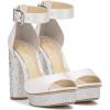 imageJessica Simpson Womens Everyn Platform SandalWhite Satin