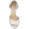 imageJessica Simpson Womens Everyn Platform SandalWhite Satin