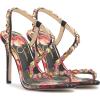 imageJessica Simpson Womens Jaycin Embellished Heeled SandalBlack Combo Blossom Burst Print