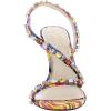 imageJessica Simpson Womens Jaycin Embellished Heeled SandalMultiClear