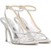 imageJessica Simpson Womens Novina PumpClearSilver Lucite