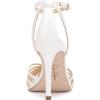 imageJessica Simpson Womens Paveri PumpWhite Mini Lizard