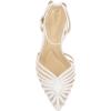 imageJessica Simpson Womens Paveri PumpWhite Mini Lizard