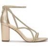 imageJessica Simpson Womens Shiny Heeled SandalChampagne