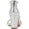 imageJessica Simpson Womens Shiny Heeled SandalSilver