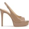 imageJessica Simpson Womens Sibilla PumpChai Latte Crinkle Patent