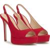 imageJessica Simpson Womens Sibilla PumpRed Muse Supreme Microsuede