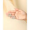 imageJessica Simpson Womens Tiger Drop Earrings  GoldTiger Earrings with Clear Crystals