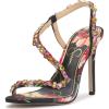 imageJessica Simpson Womens Jaycin Embellished Heeled SandalBlack Combo Blossom Burst Print