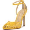 Golden Lemon Crinkle Patent