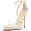 imageJessica Simpson Womens Paveri PumpWhite Mini Lizard