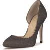 imageJessica Simpson Womens Prizma DOrsay PumpBronzeBlack Sparkle