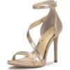 imageJessica Simpson Womens Rayli Heeled Sandal Champagne 8
